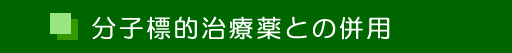 分子標的治療剤との併用